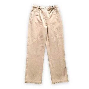 St. John Sport Essentials by Marie Gray Tan Straight Leg Pants Size 8 Classic